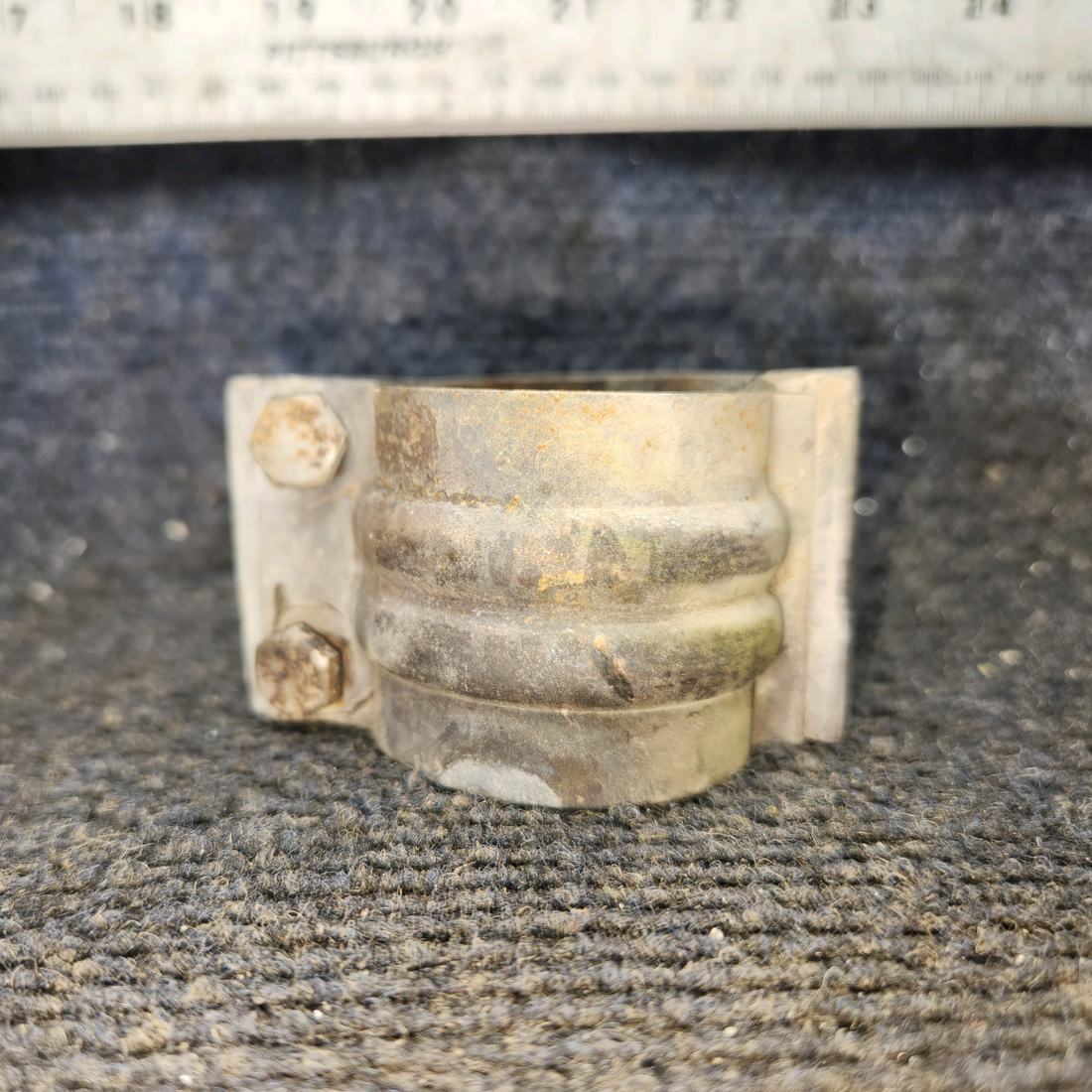 Used aircraft parts for sale, 0550176-50 Cessna 172E Exhaust Clamp Assy