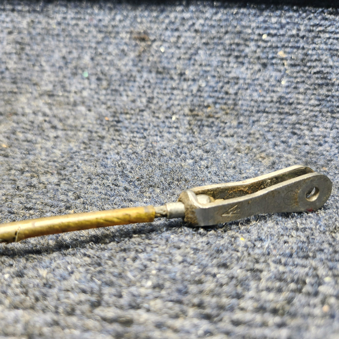 Used aircraft parts for sale, 20868-00 Piper PA28-140 Seat Belt Attach Cable Rear Side