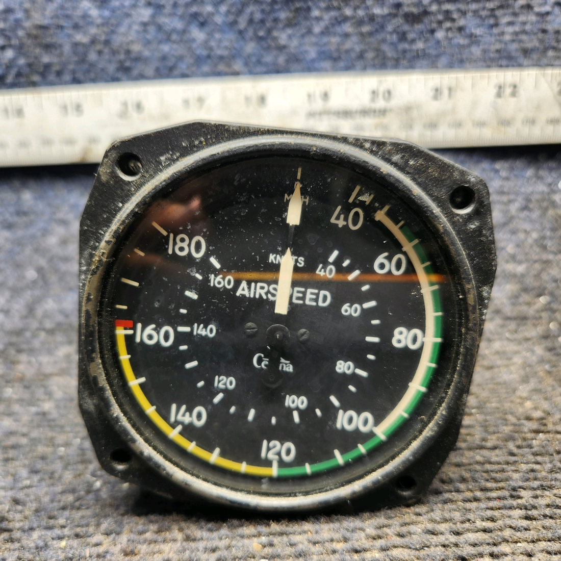 Used aircraft parts for sale, S1323N4 Standard Precision cessna 150G Airspeed Indicator