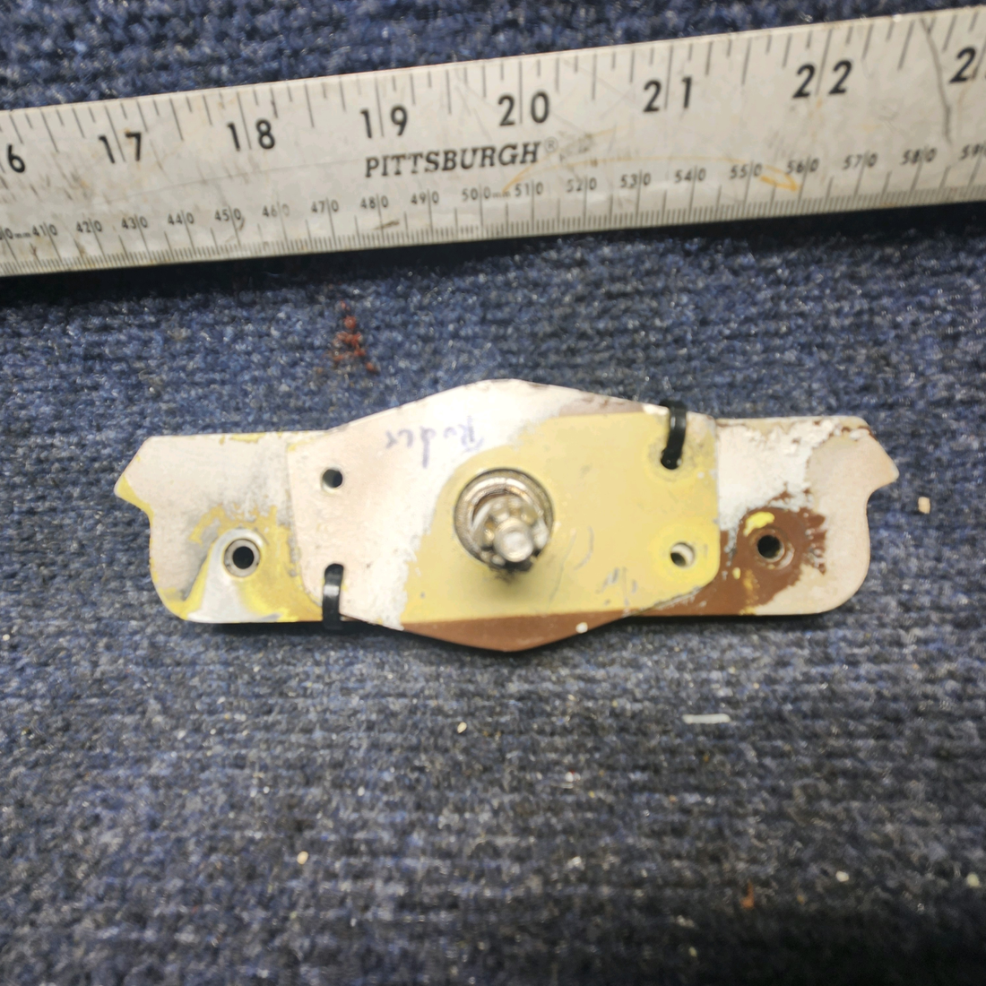 Used aircraft parts for sale, 33-630000-43 Beechcraft F33A RUDDER PEDAL PLATE