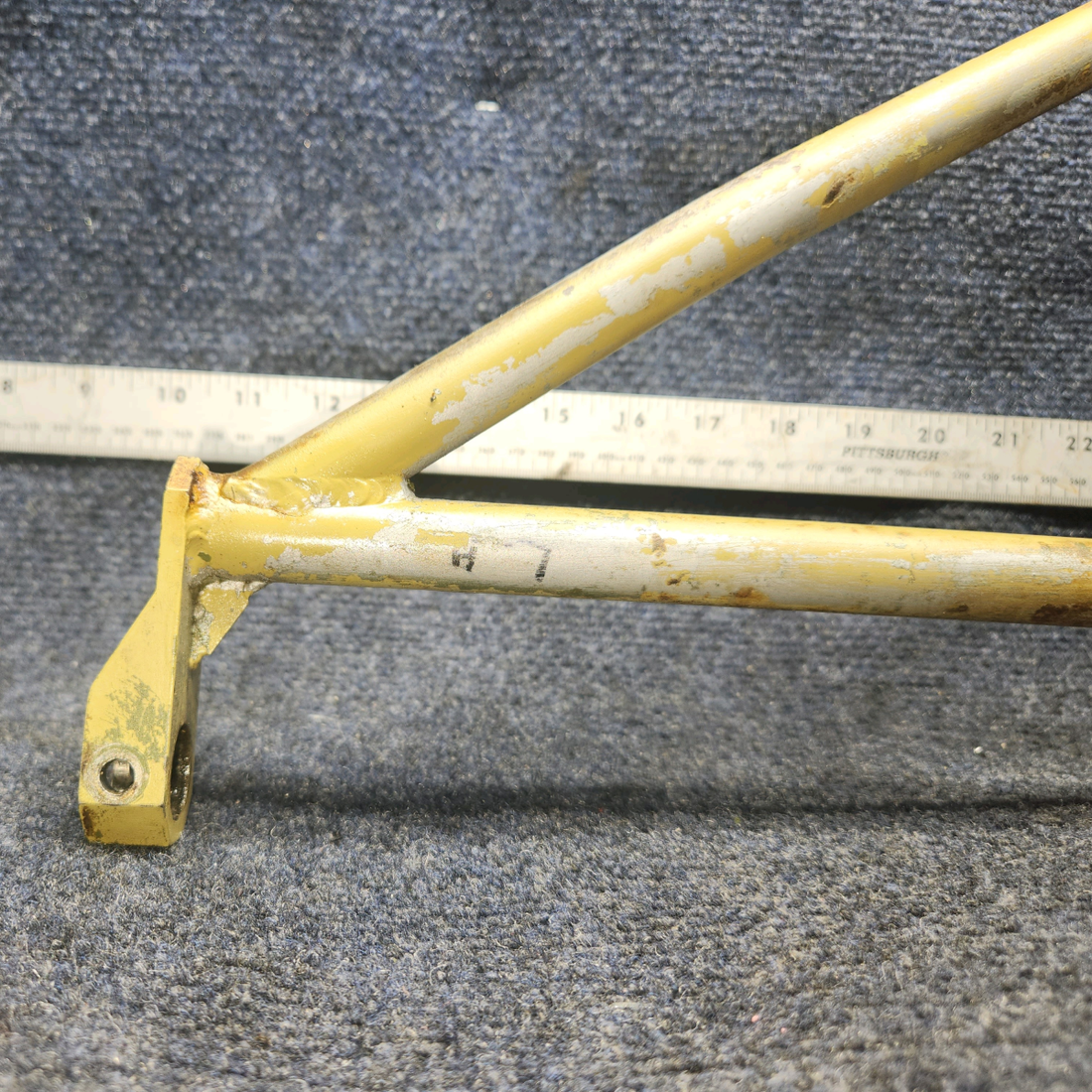 Used aircraft parts for sale, 169-810027-1 Beechcraft A24R Main Gear Retract Brace LH