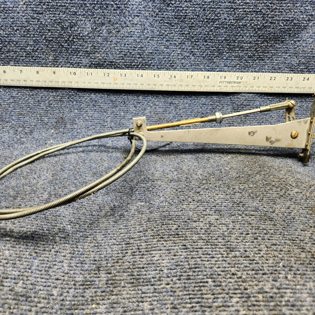 Used aircraft parts for sale, 79863-003 PIPER PA28-161 Warrior III HEAT AND DEFROST CONTROL LEVERS W/ CABLE