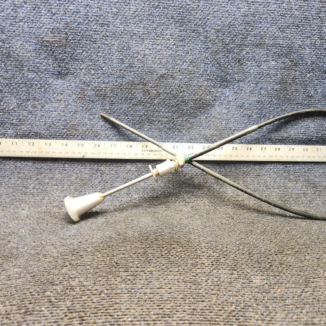 Used aircraft parts for sale, 253-001-1 Mooney M20C Throttle Control Cable (41 1/2")