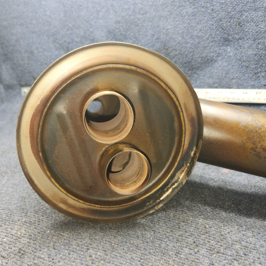 Used aircraft parts for sale, 1754001-9 CESSNA 172K LYCOMING MUFFLER (BENT TAILPIPE) "SEE PHOTOS"