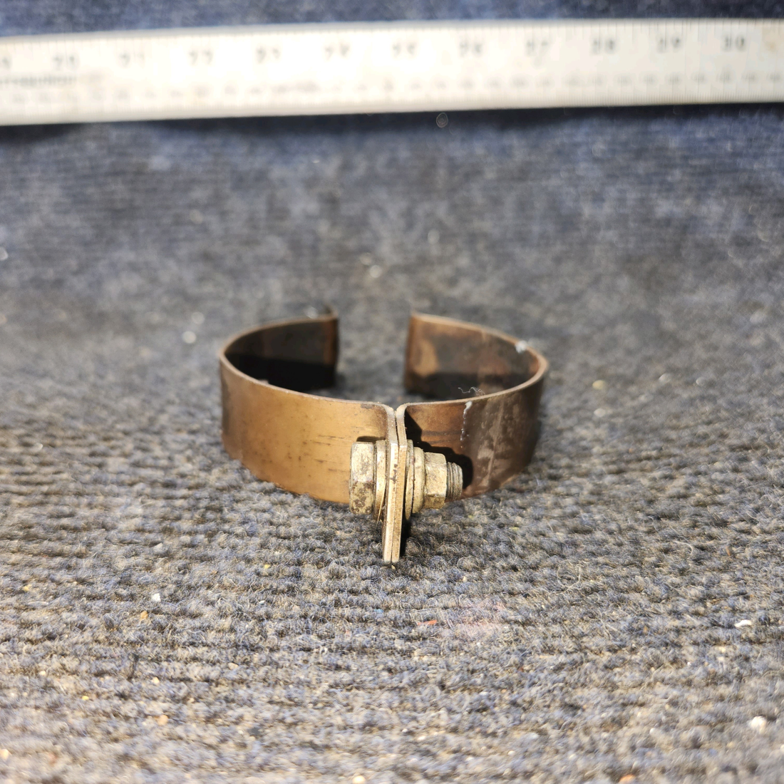 Used aircraft parts for sale, 0550176-31, 0550176-26 Cessna 172E Tailpipe Clamp Assembly