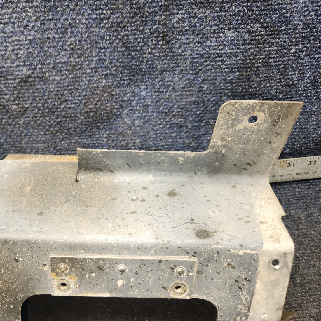 Used aircraft parts for sale, 63617-015 Piper PA28-140 Front Engine Baffle Assembly - LH