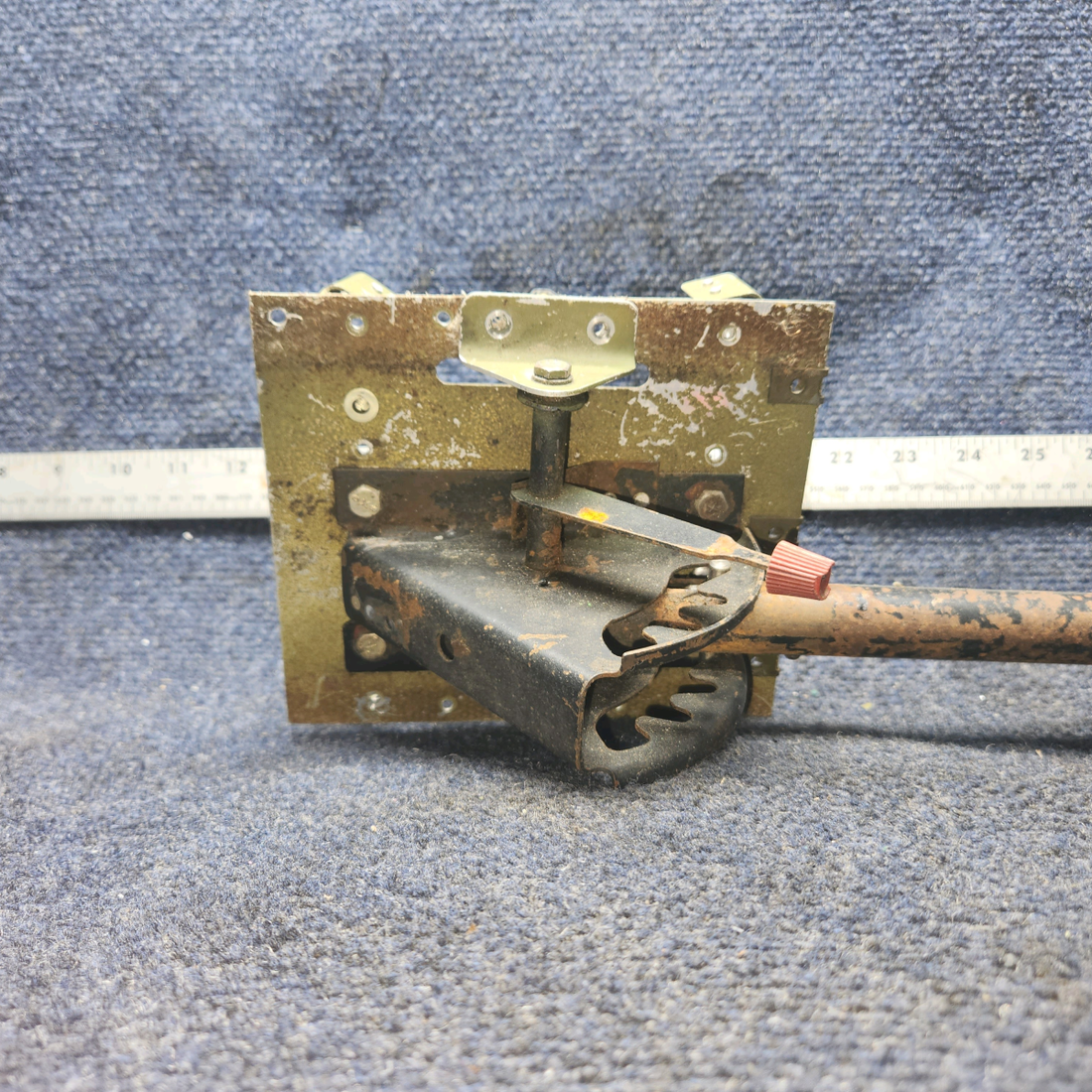 Used aircraft parts for sale, 67582-003 Piper PA28RT-200 Flap Control Lever Assembly w/ Emergency Gear Extension