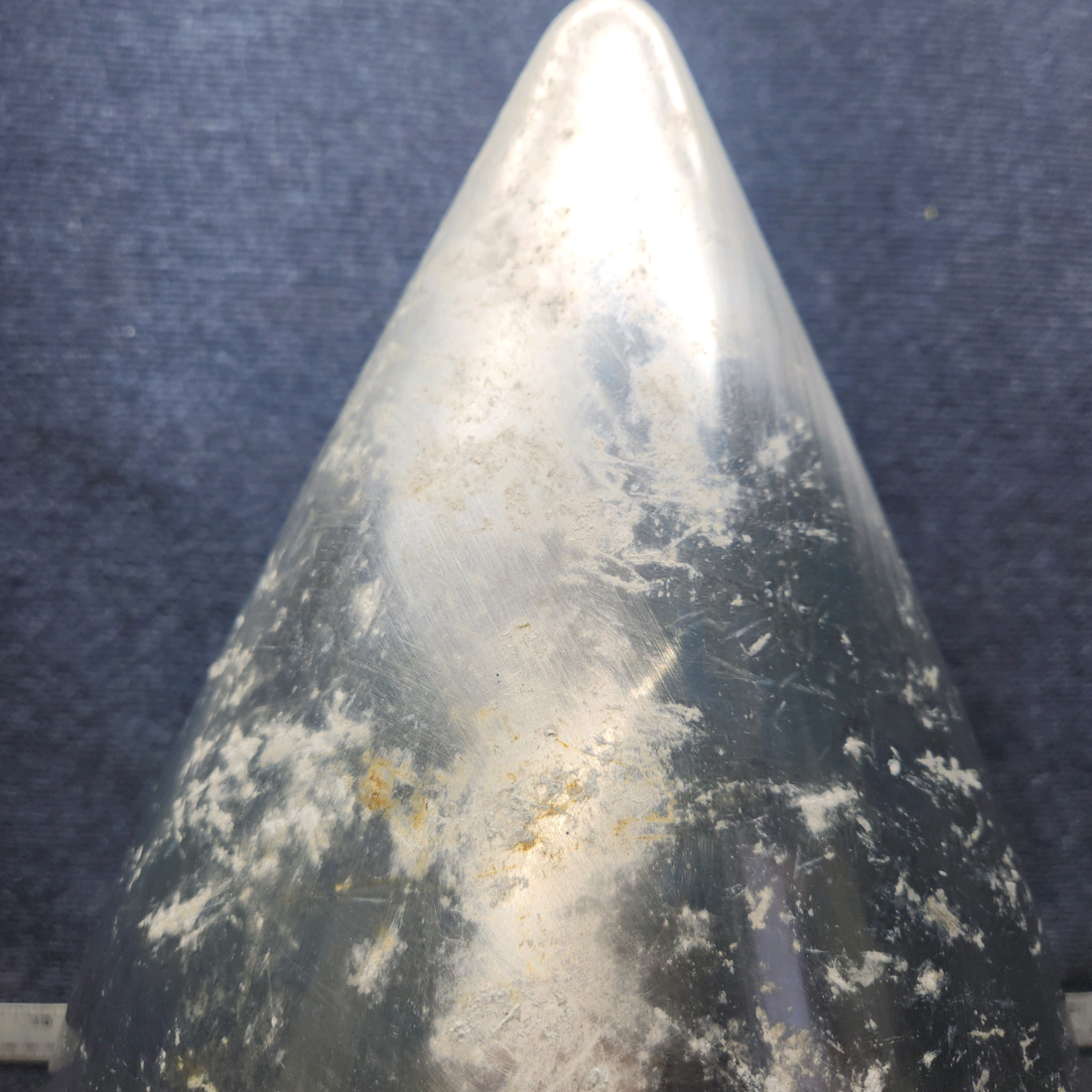 Used aircraft parts for sale, D-4797-3P Cessna 182G 3-Blade Spinner Assembly With Back Plate