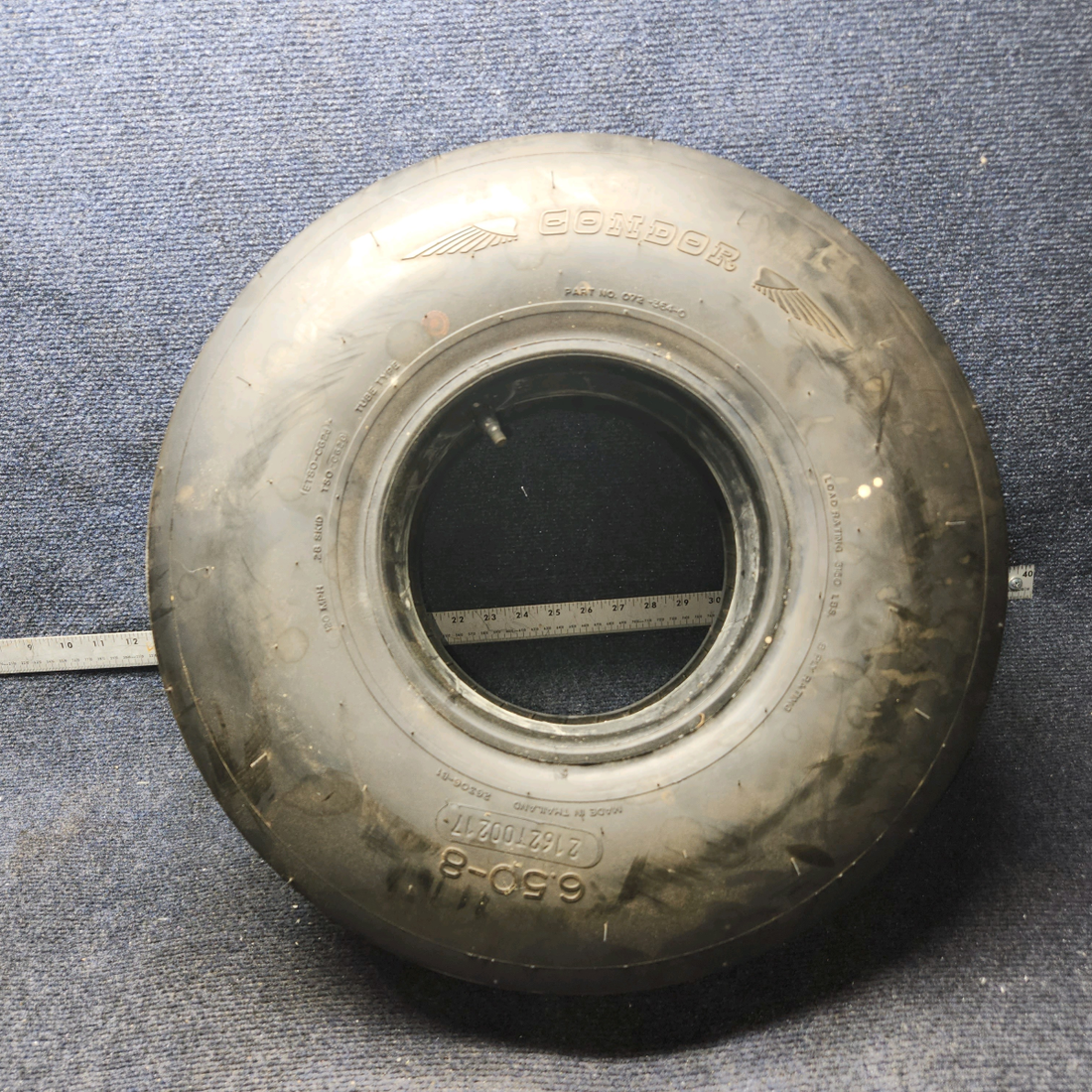 Used aircraft parts for sale, 6.50-8  8PLY Condor BEECHCRAFT 95-55B Tire with Tube