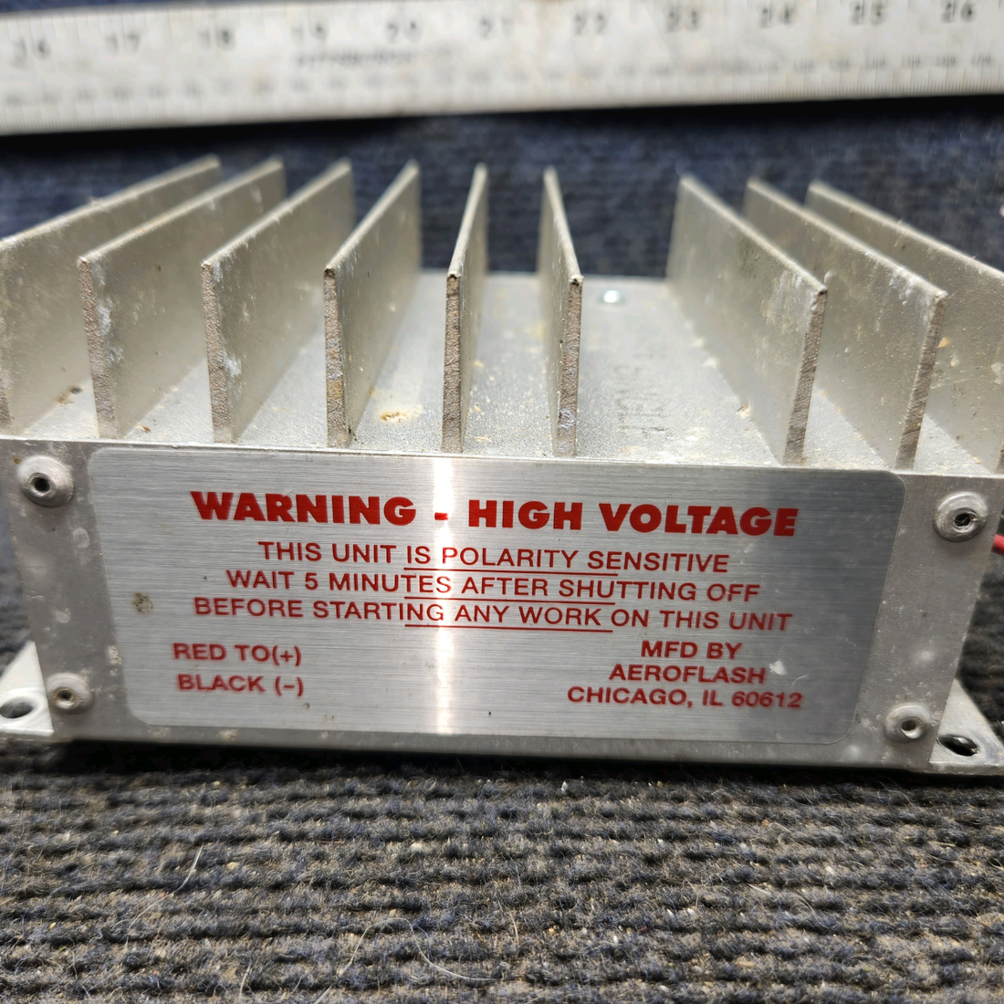 Used aircraft parts for sale, 152-0007 Aeroflash cessna 172N Signal Power Supply (Volts: 12-14)