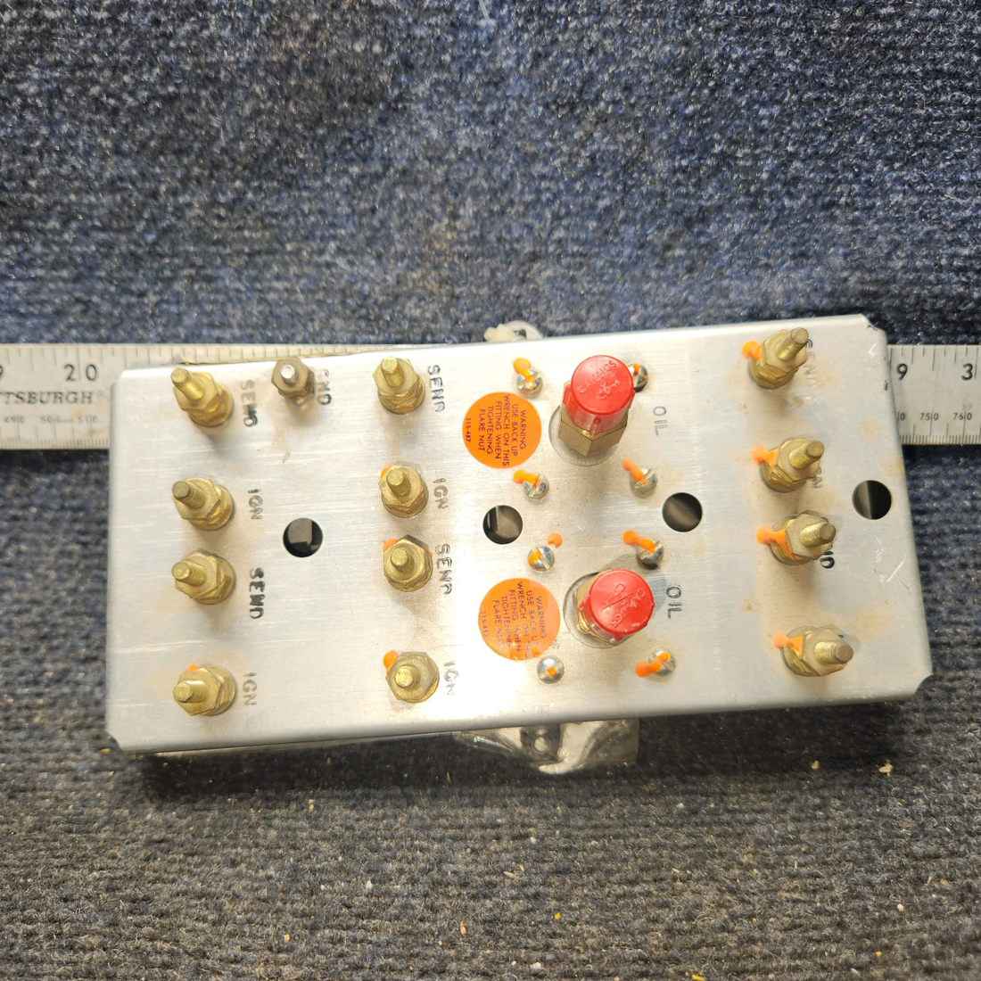 Used aircraft parts for sale, 548-584 Rochester Gauges Piper PA34-220T Intrument Gauge Cluster (12V)