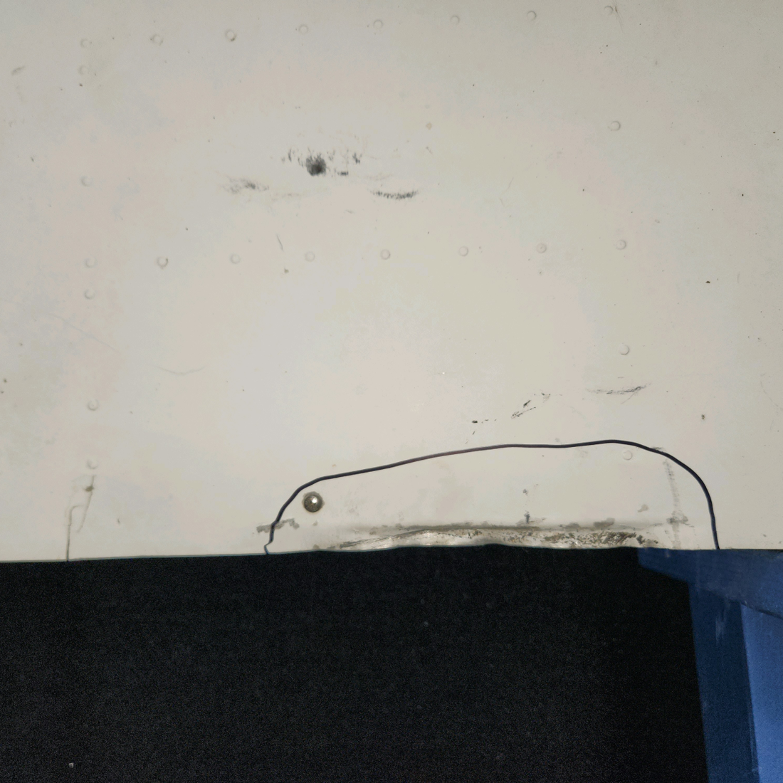 Used aircraft parts for sale, 0552162-14 cessna 172N Upper Spotweld Assembly – Cracked, Dented and Bent