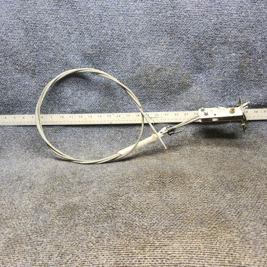 Used aircraft parts for sale, 79863-003 Piper PA32RT-300 Heat and Defroster Control Lever Assembly with Cables – 71" and 44"