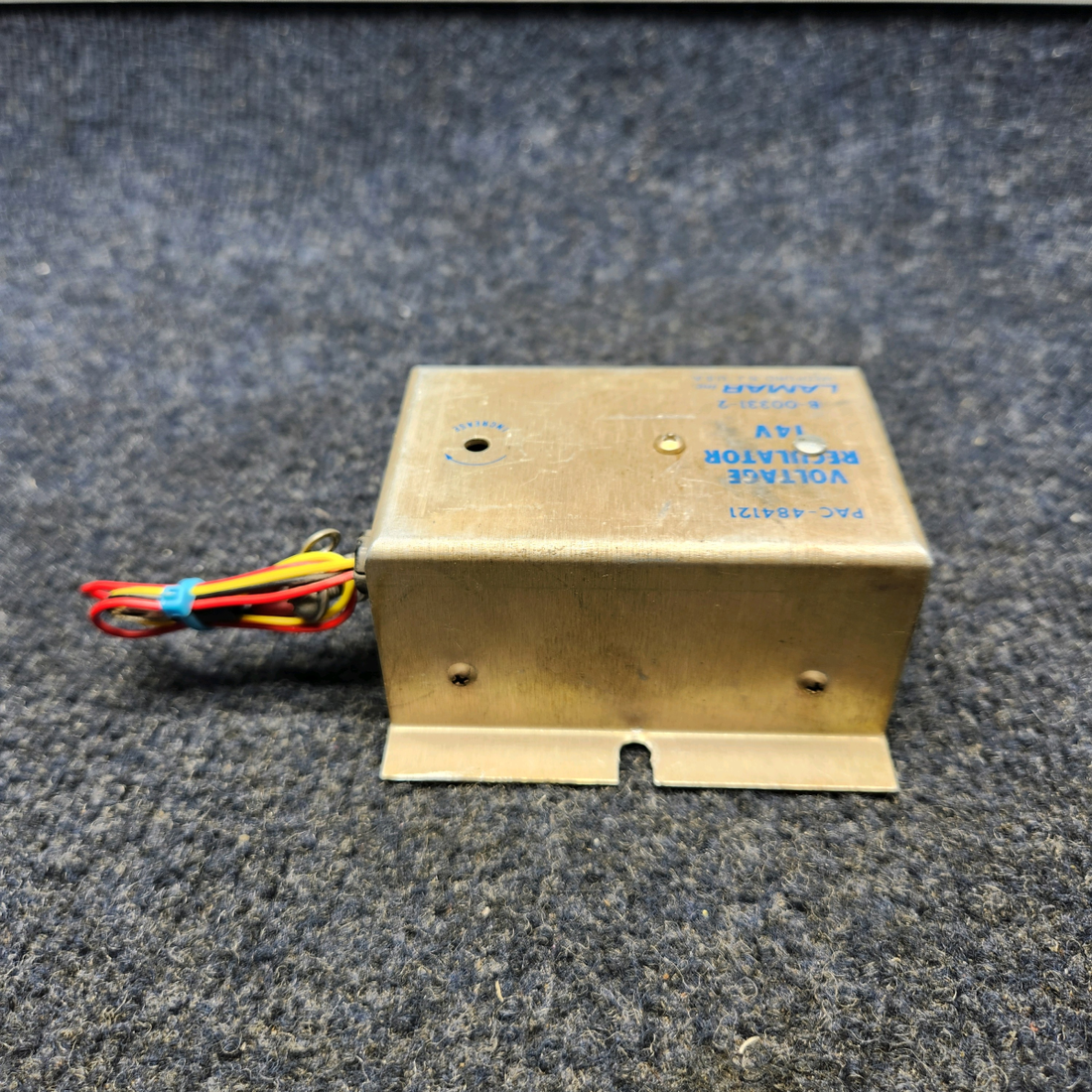 Used aircraft parts for sale, B-00331-2 Lamar Texas Several LAMAR VOLTAGE REGULATOR (VOLTS: 14) (OHD)