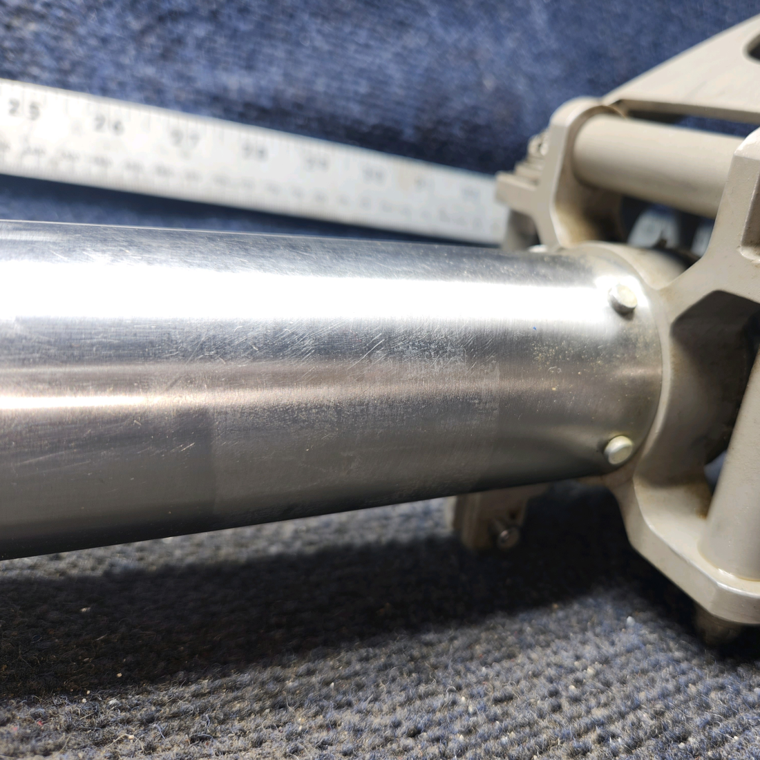 Used aircraft parts for sale, 35-524041 Beechcraft 35-33 Control Column Assy w/ Hanger, Knees, Links