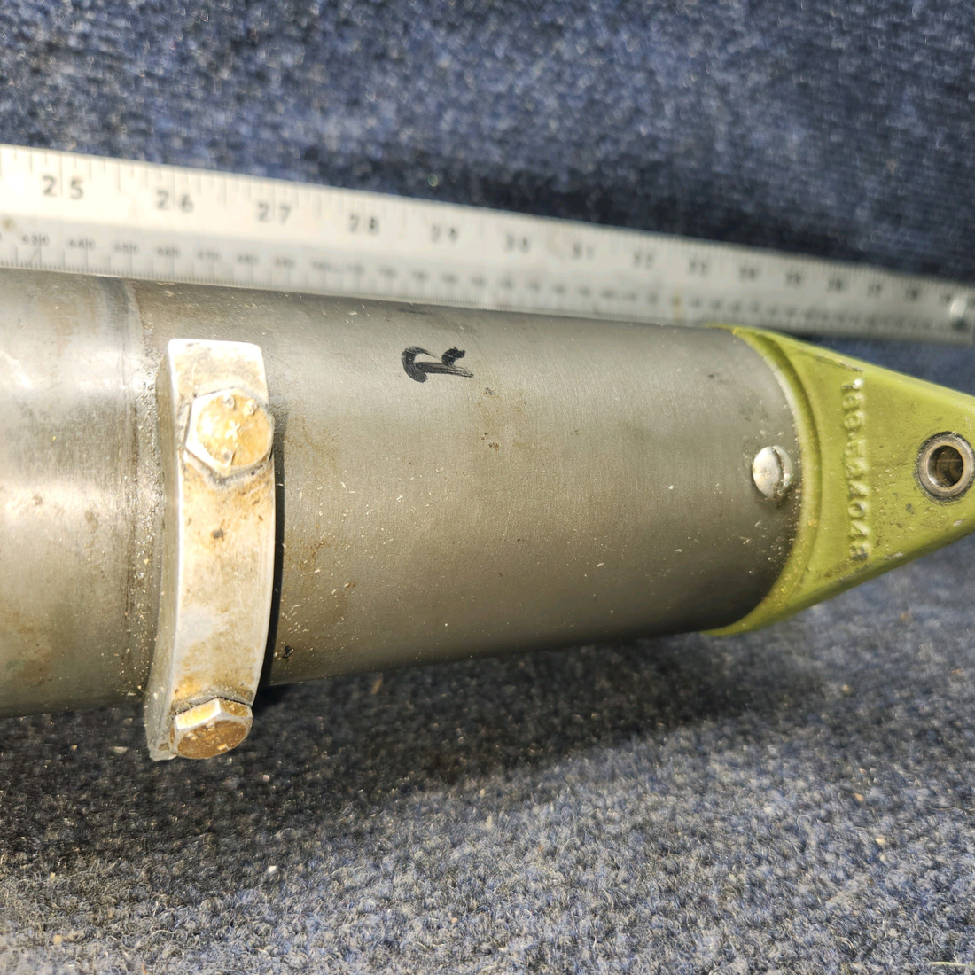 Used aircraft parts for sale, 169-524071-7 Beechcraft A24R Tube Assembly Flap Torque RH