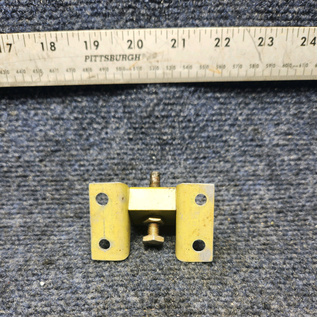 Used aircraft parts for sale, 002-410031-1 Beechcraft F33A STOP ASSY RUDDER PEDAL BELLCRANK