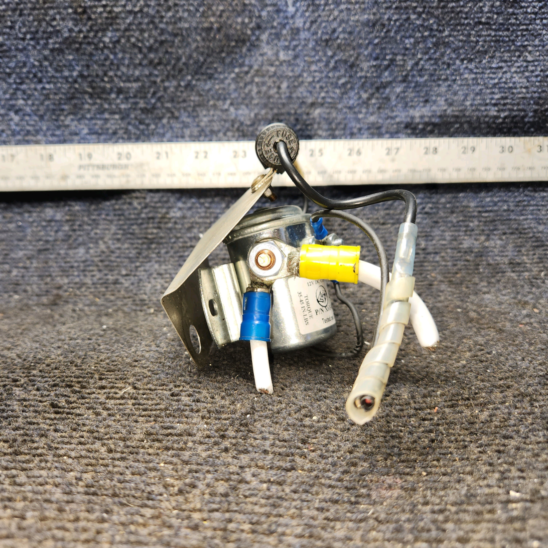 Used aircraft parts for sale, X61-0028 Lamar Cessna 172E Solenoid Assembly (Volts: 12)
