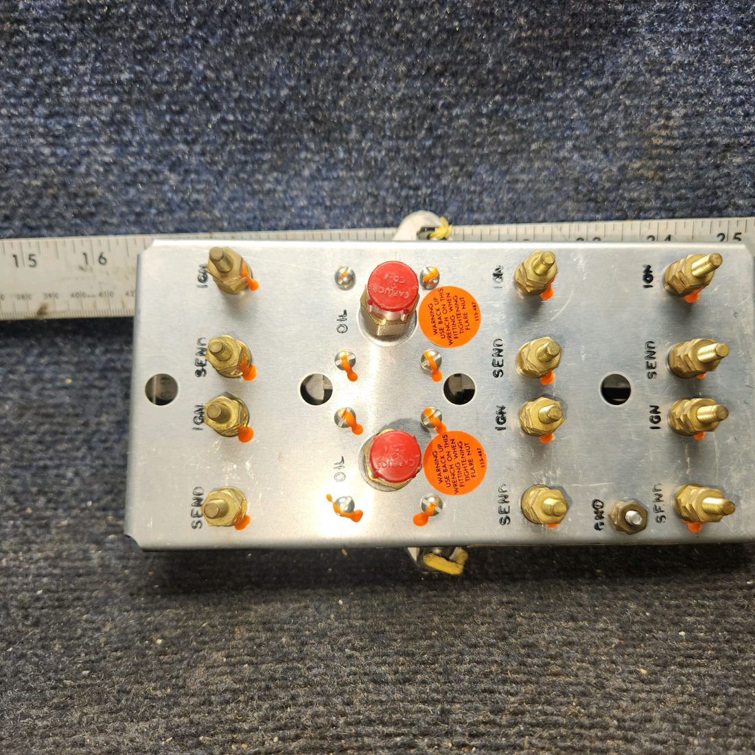 Used aircraft parts for sale, 39569-003 Rochester Gauges Piper PA34-220T Intrument Gauge Cluster (12V)