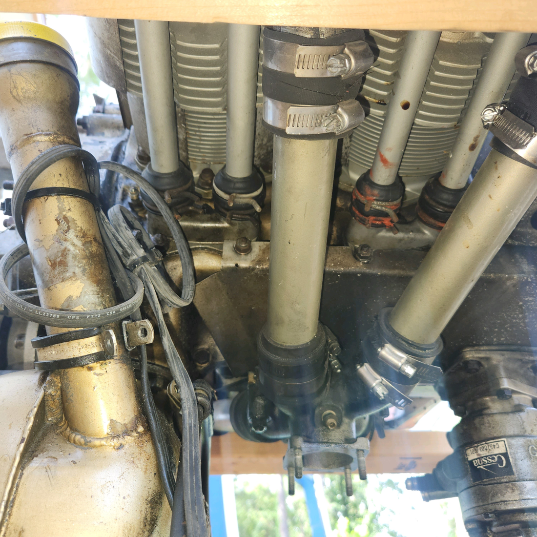 Used aircraft parts for sale, O-200-A TCM Continental cessna 150G Engine and Propeller Combo