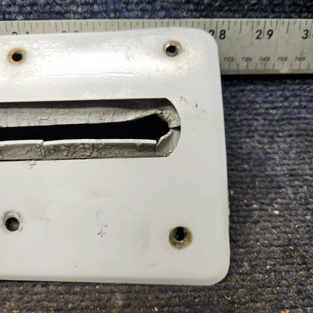 Used aircraft parts for sale, 0511071-4, 0511072-1 Cessna 172E Plate Landing Gear Fillet RH with Seal