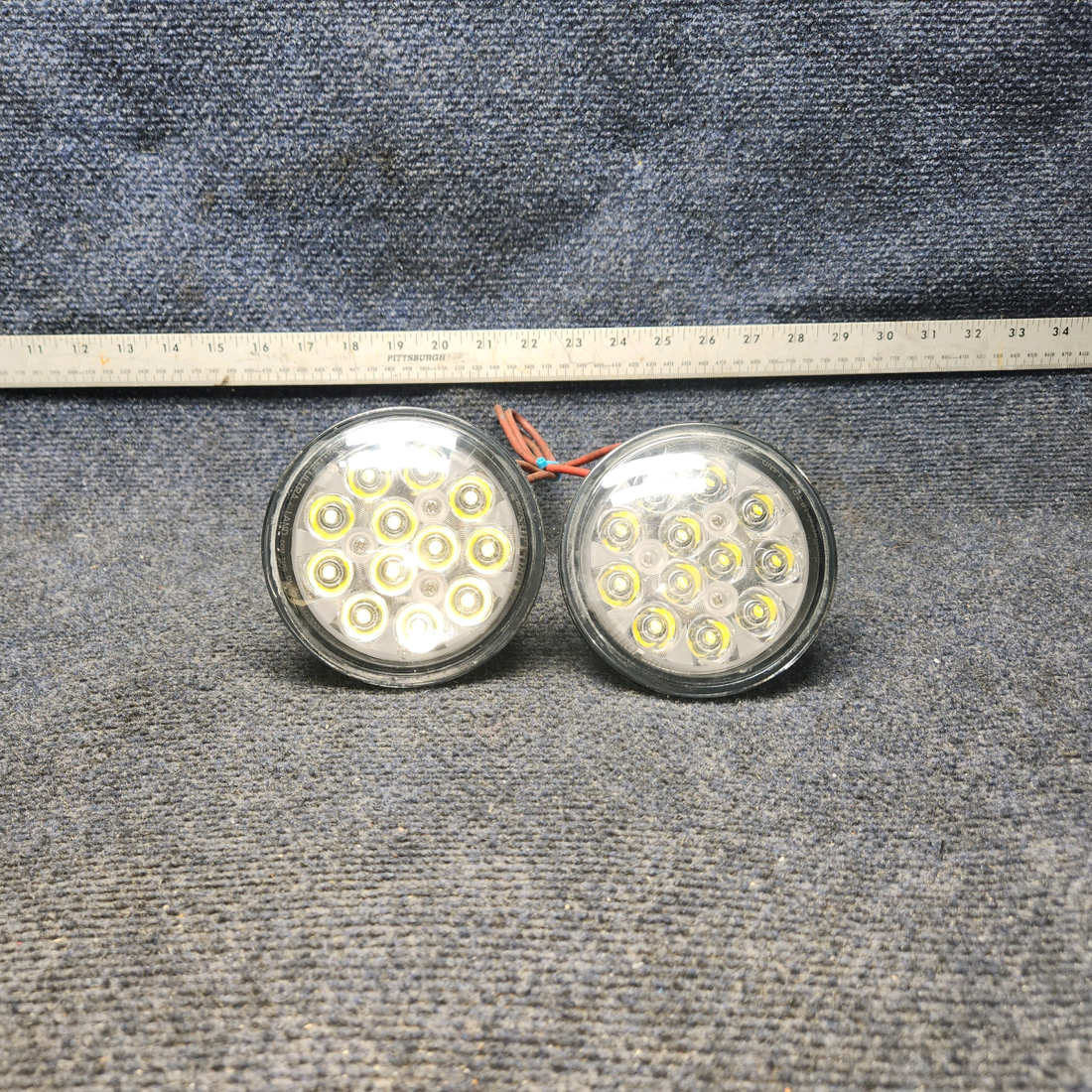 Used aircraft parts for sale, Par36 LED Aero-Lites Beechcraft A24R LED PAR36 Landing Light PAIR (TWO)