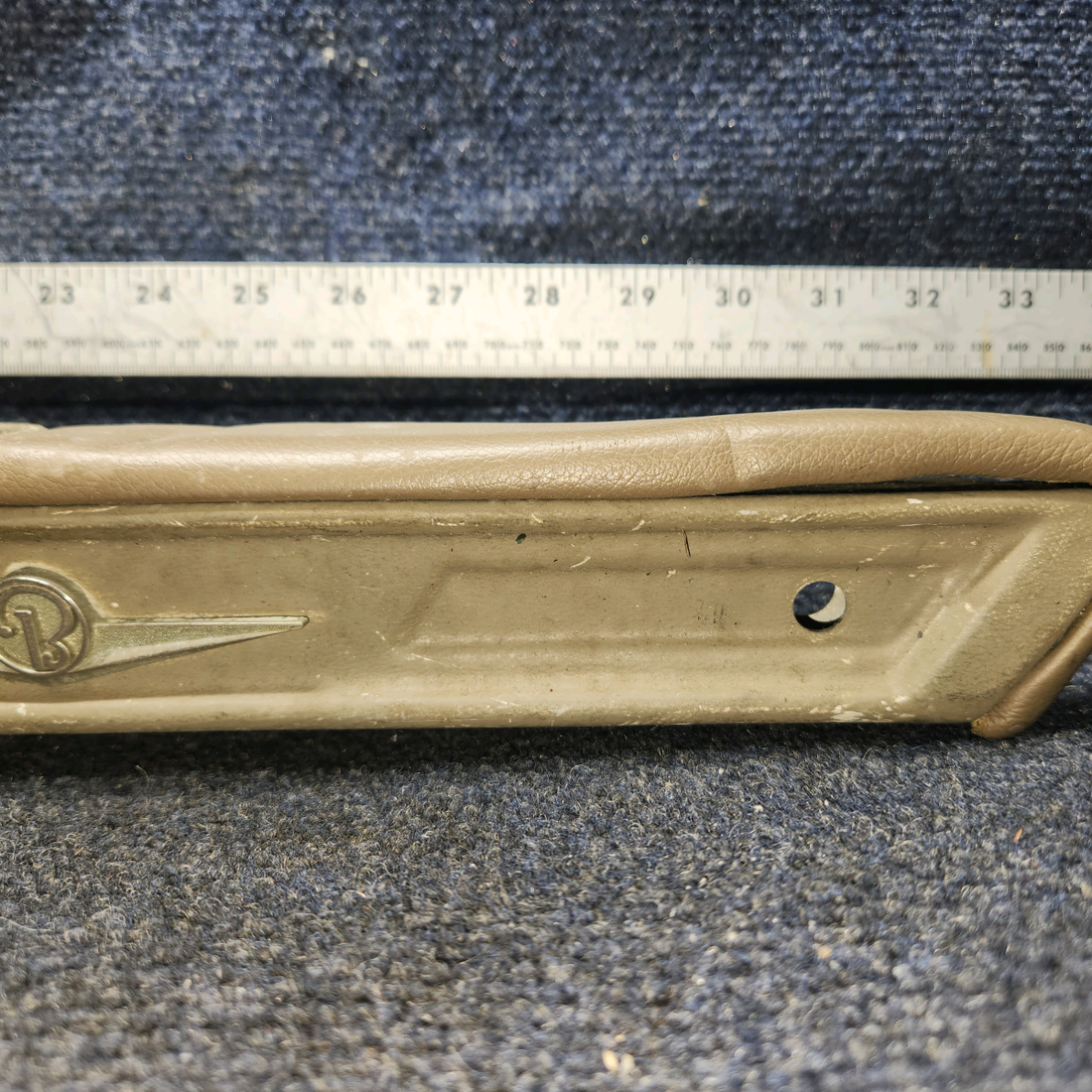 Used aircraft parts for sale, 96-534024-45C BEECHCRAFT 95-55B Co-Pilot Cabin Door Armrest