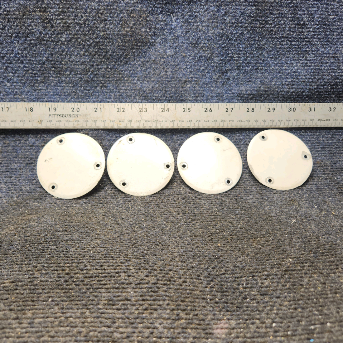 Used aircraft parts for sale, S225-3 Cessna 172 Flap Inspection Cover Plate Set of 4