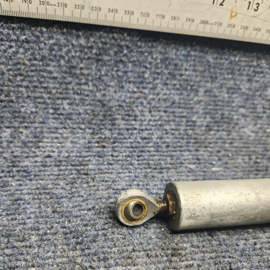 Used aircraft parts for sale, 35-825165 Beechcraft A23A Musketeer Custom III BARREL ASSEMBLY NOSE GEAR STEERING ARM