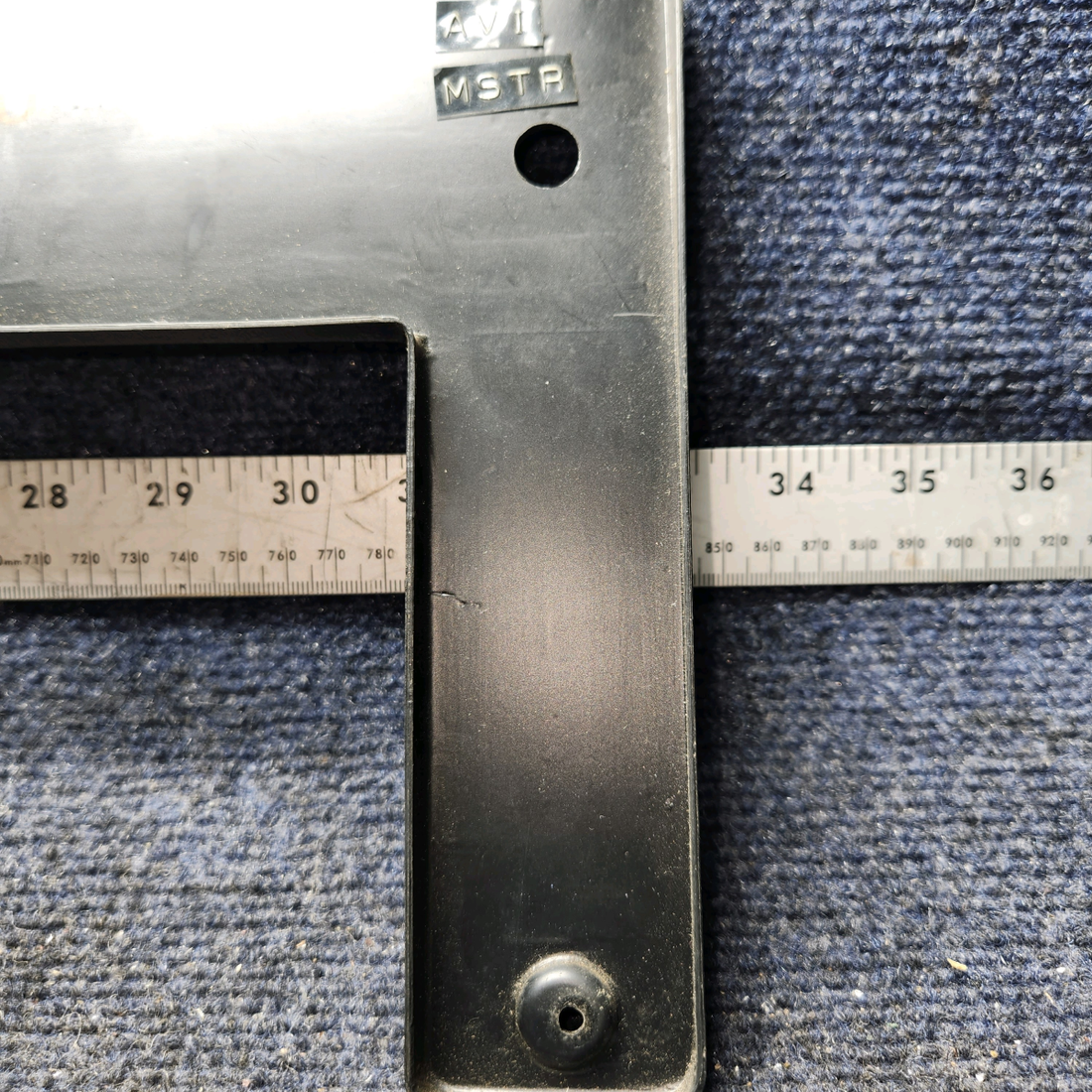 Used aircraft parts for sale, 69659-00 Piper PA32RT-300 Instrument Panel Cover - Upper Right