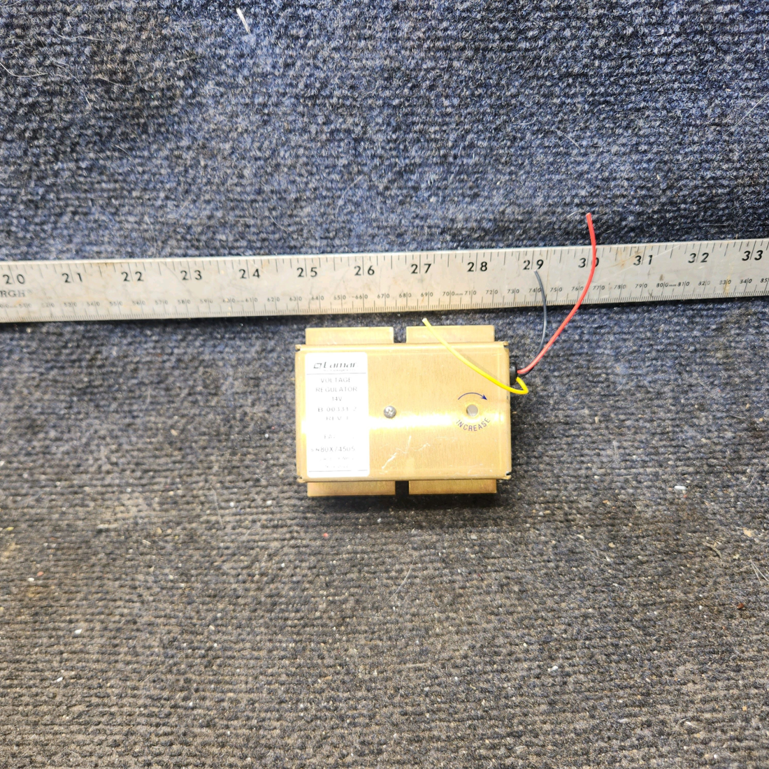 Used aircraft parts for sale, B-00331-2 Lamar piper PA-28-181 Voltage Regulator (Volts: 14)