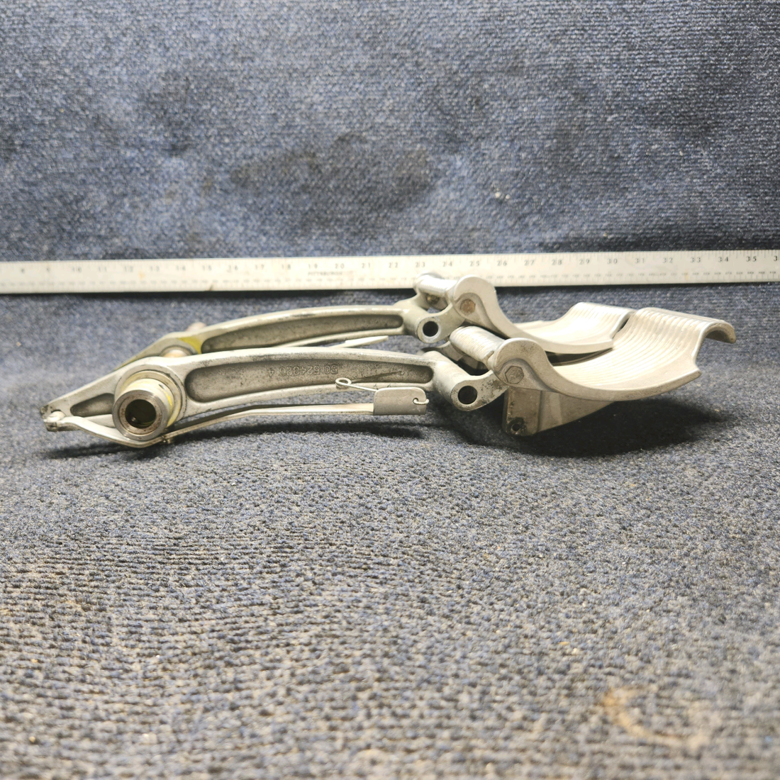 Used aircraft parts for sale, 95-524018-604 BEECHCRAFT 95-55B Pilot’s Side Rudder Pedal Assembly