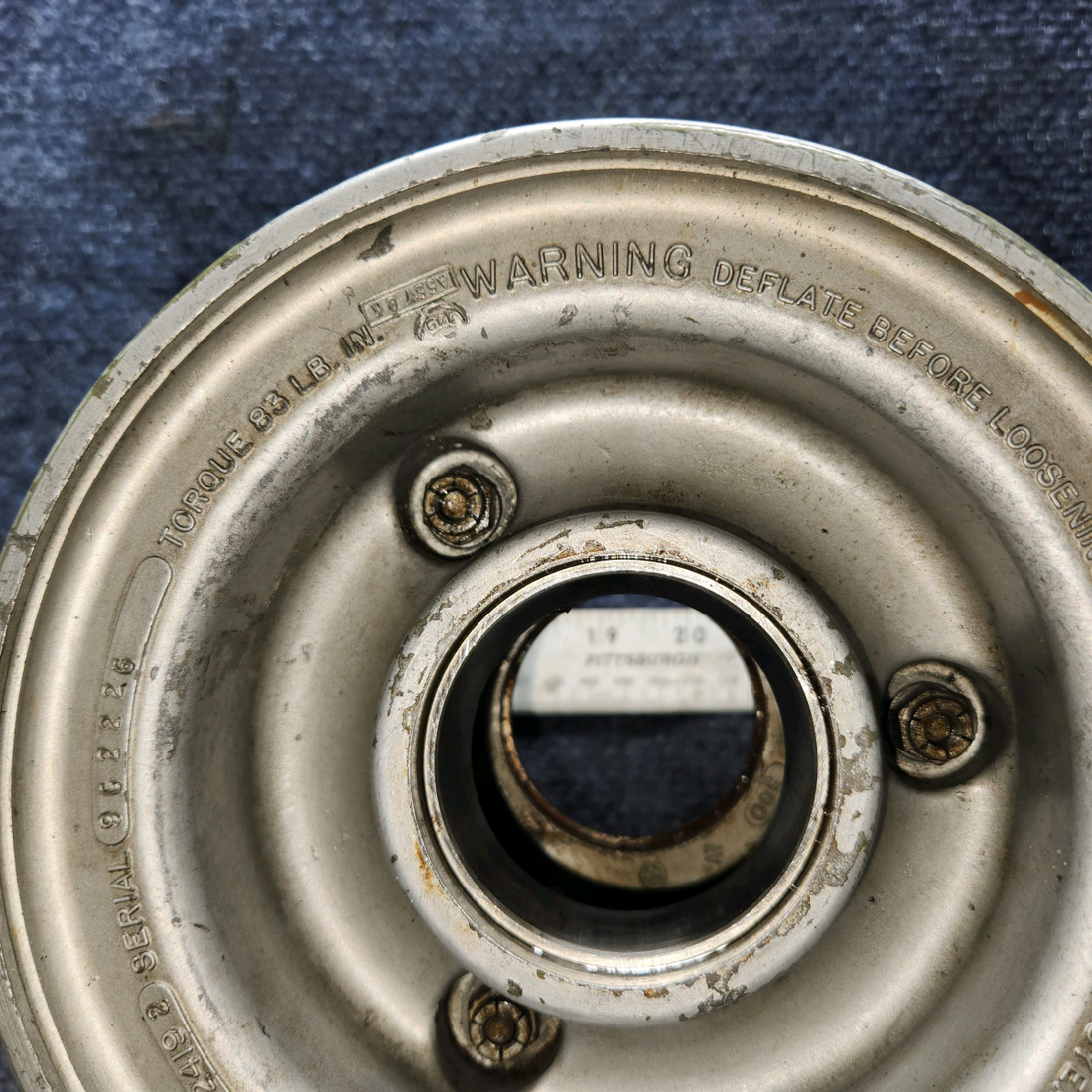 Used aircraft parts for sale, 9532102 Goodyear 5.00-5 Cessna 172 5.00-5 Wheel Assembly