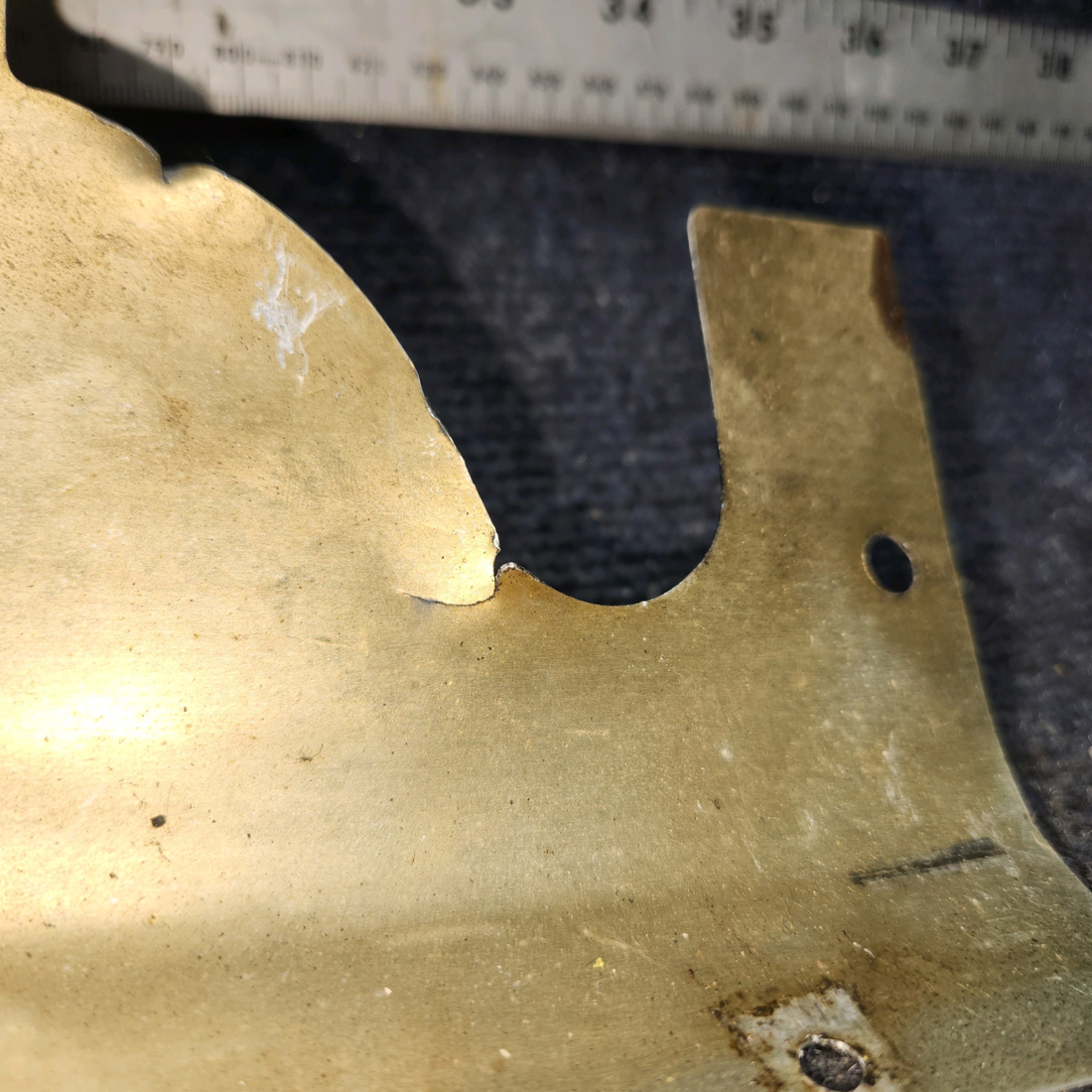 Used aircraft parts for sale, 0513058-1 Cessna 172 E Rudder Bar - RH, Dual Controls