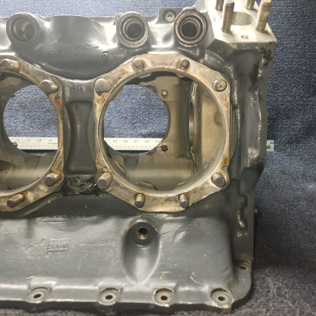 Used aircraft parts for sale, LW-11033 Lycoming O-540-A1D5 PIPER PA-24-250 Crankcase Narrow Deck