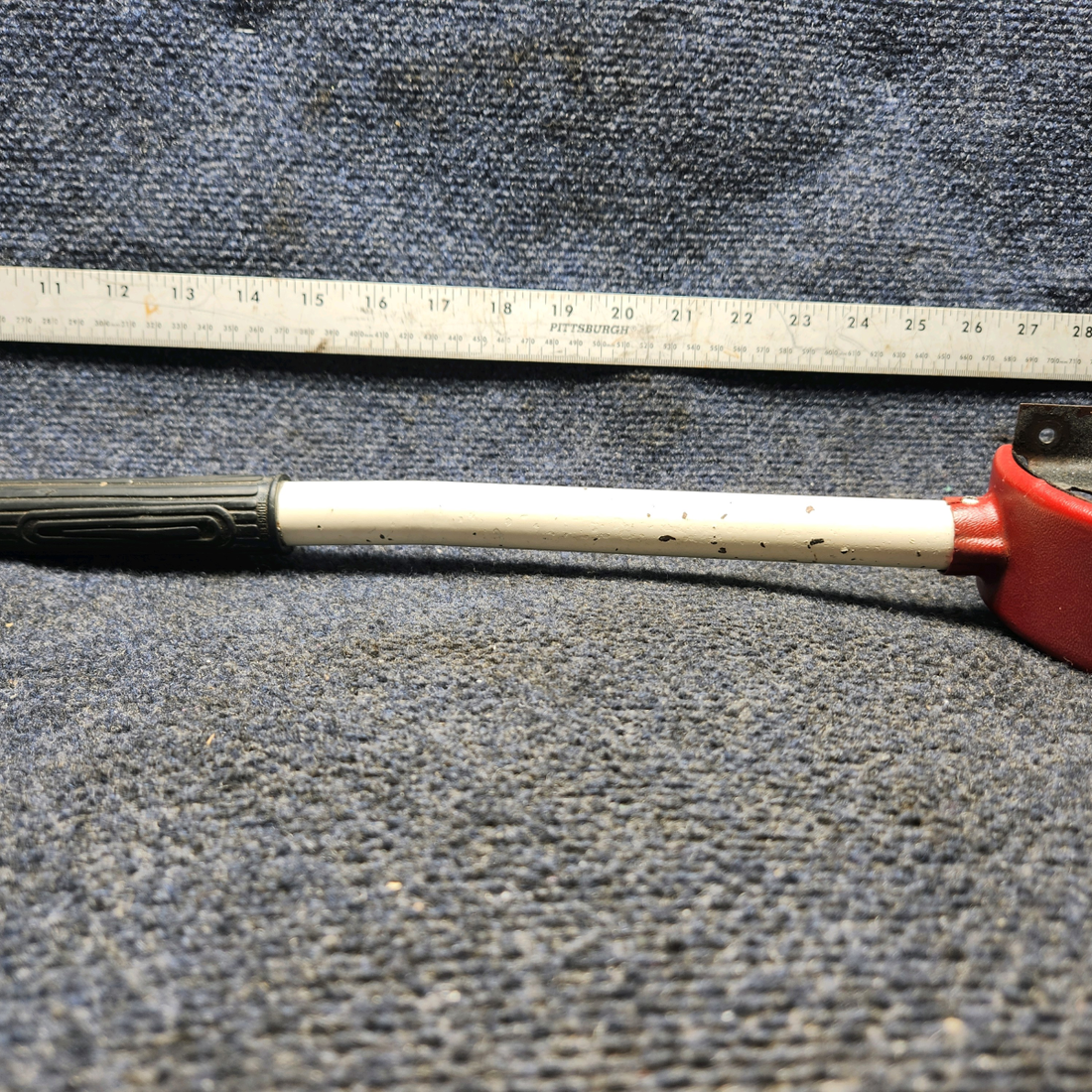 Used aircraft parts for sale, 63782-000 Piper PA28-140 Flap Lever and Handle Assembly