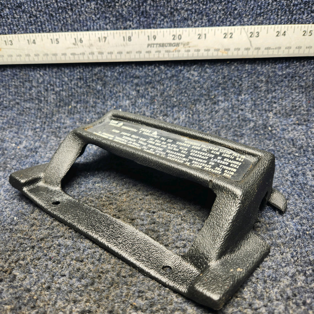 Used aircraft parts for sale, 79182-02 Piper PA32RT-300 SWITCH PLATE COVER - UNLIGHTED