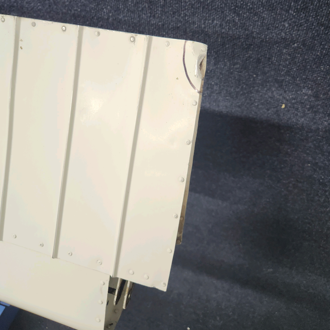 Used aircraft parts for sale, 169-130005-2 Beechcraft A23A Musketeer Custom III AILERON ASSEMBLY RH DAMAGE IN TRAILING EDGE_SEE PHOTOS