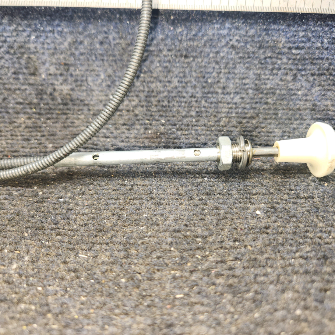 Used aircraft parts for sale, S1239-11 cessna 150G Cabin Heat Control Cable – 35 in