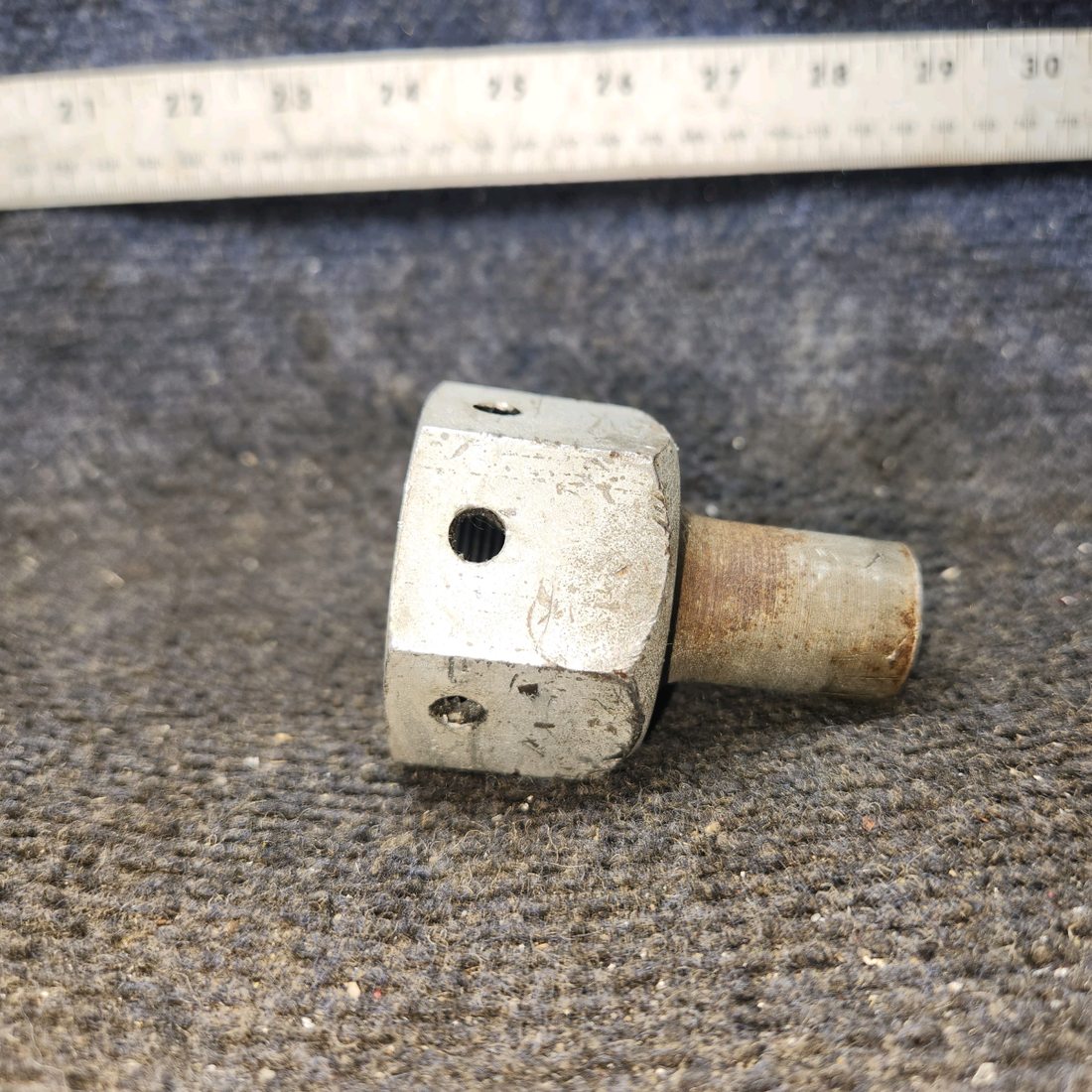 Used aircraft parts for sale, 0441130-2 cessna 150G Main Gear Axle Fairing Nut – 2.6235 in Length