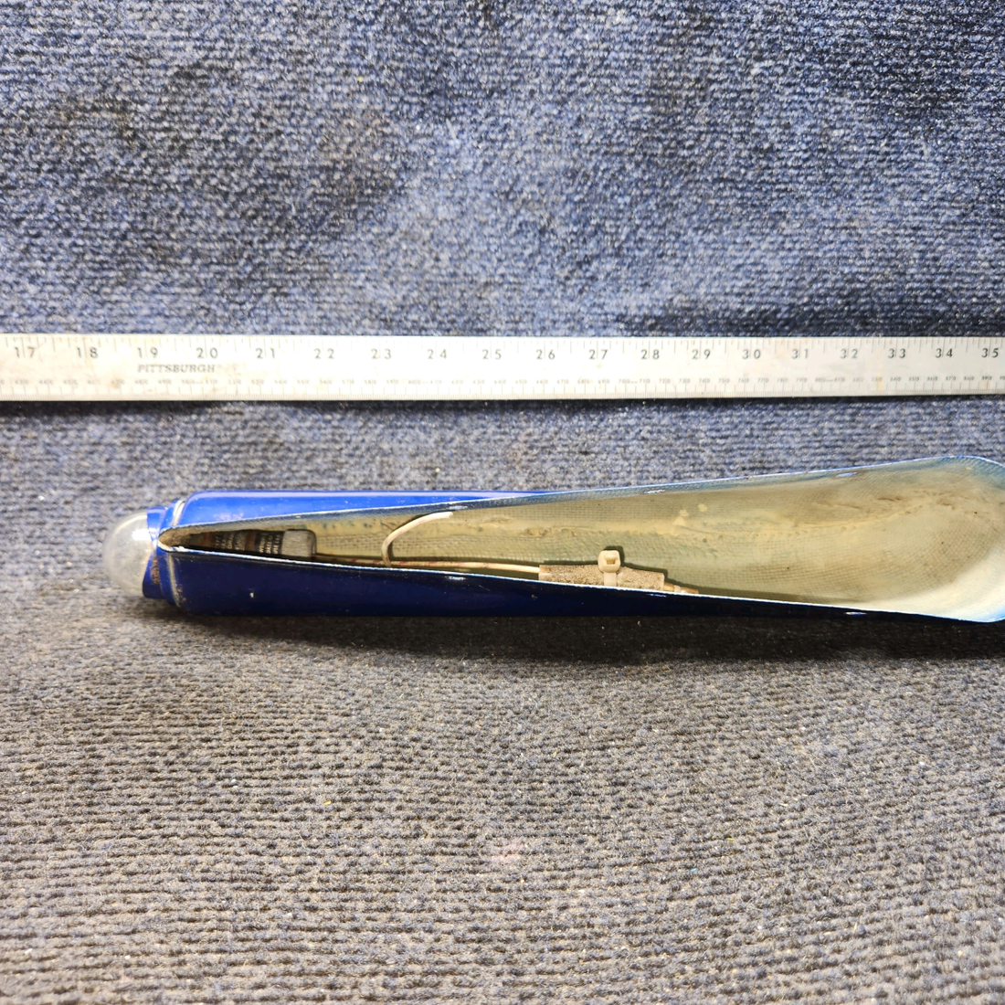 Used aircraft parts for sale, 63541-000 PIPER PA28-140 Tip- Rudder with Tail Light.