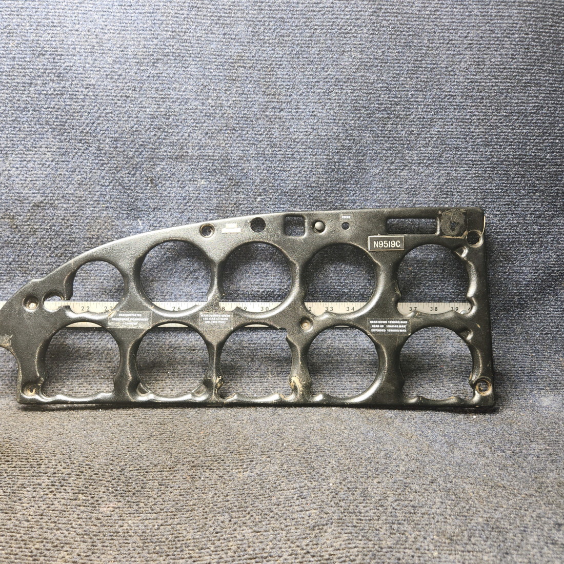 Used aircraft parts for sale, 69661-000 Piper PA32RT-300 Cover Instrument Panel , Upper Left