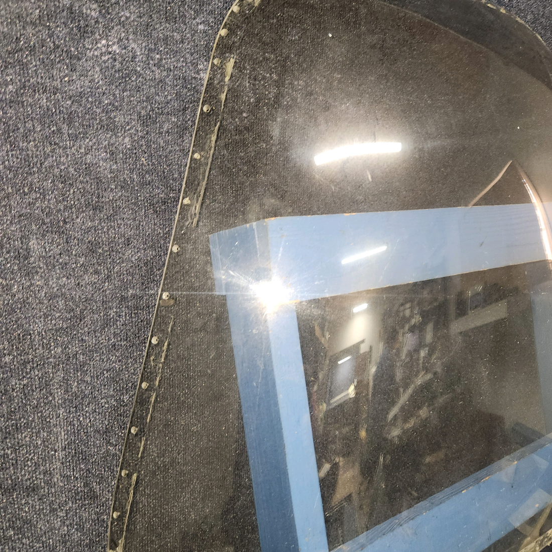 Used aircraft parts for sale, 35-410474-61 Beechcraft 35-33 Windshield (0.2525")