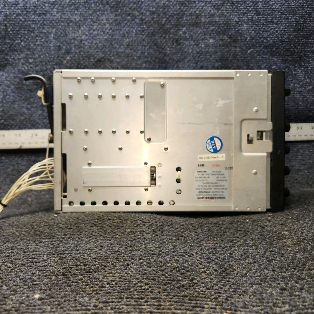 Used aircraft parts for sale, 066-1062-00 King KT-76A Mooney M20K Transponder With Rack & Connector 14V