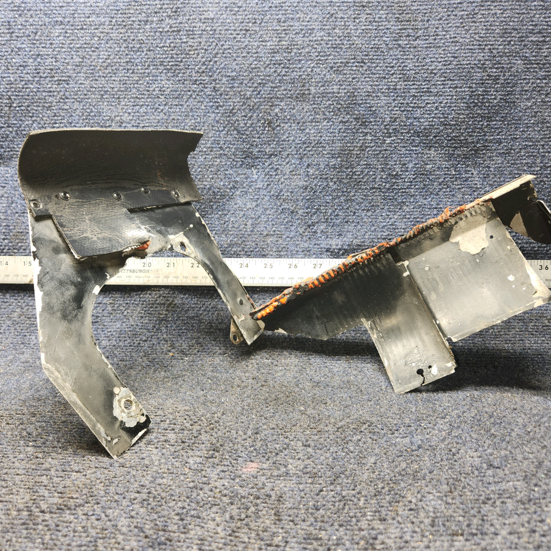 Used aircraft parts for sale, 2455044-1 Cessna 172RG FRONT LEFT BAFFLE ASSY