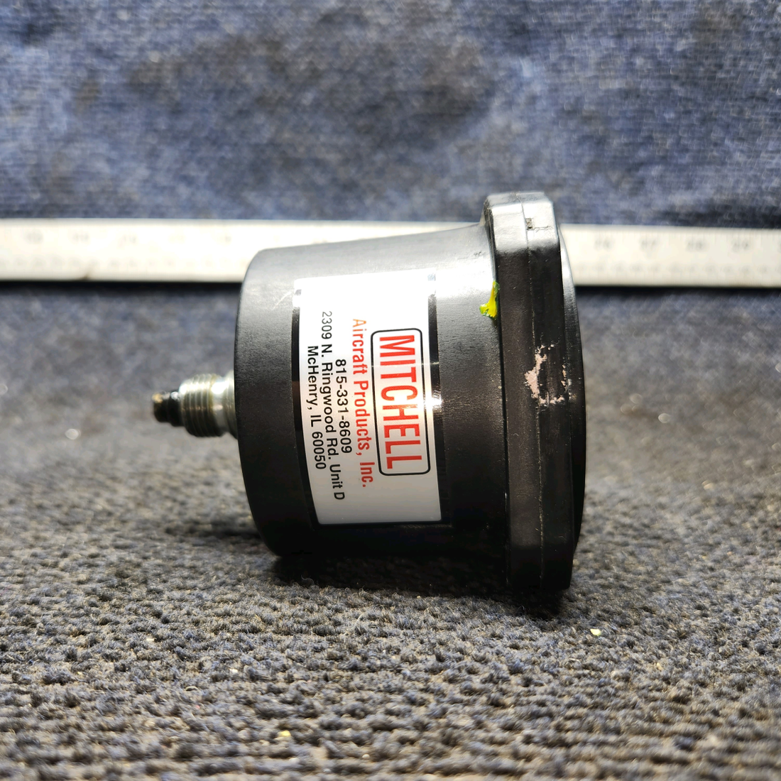 Used aircraft parts for sale, D1-112-5025 Mitchell cessna 150G Recording Mechanical Tachometer – 3,989.4 Hours