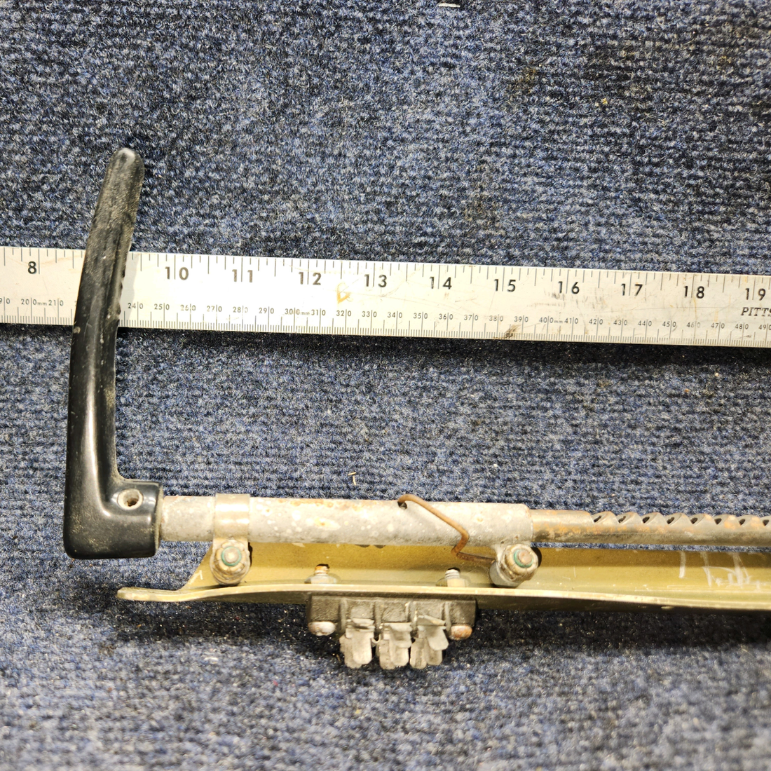Used aircraft parts for sale, 0813150-75 Cessna 172RG Handle Assy Parking Brake