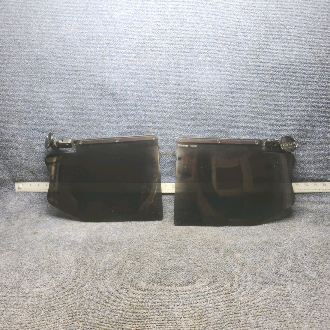 Used aircraft parts for sale, R1730001-0 Rosen Beechcraft A24R 24-R Sierra Complete Sun visor System Kit