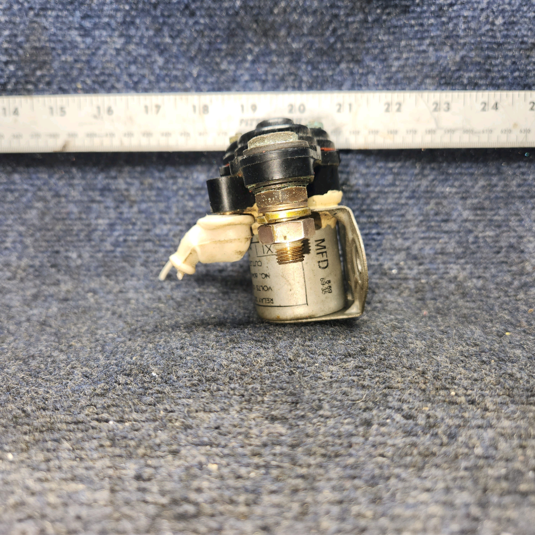 Used aircraft parts for sale, 6041H187 Beechcraft A24R Cutler Hammer Relay, Solenoid (12V)