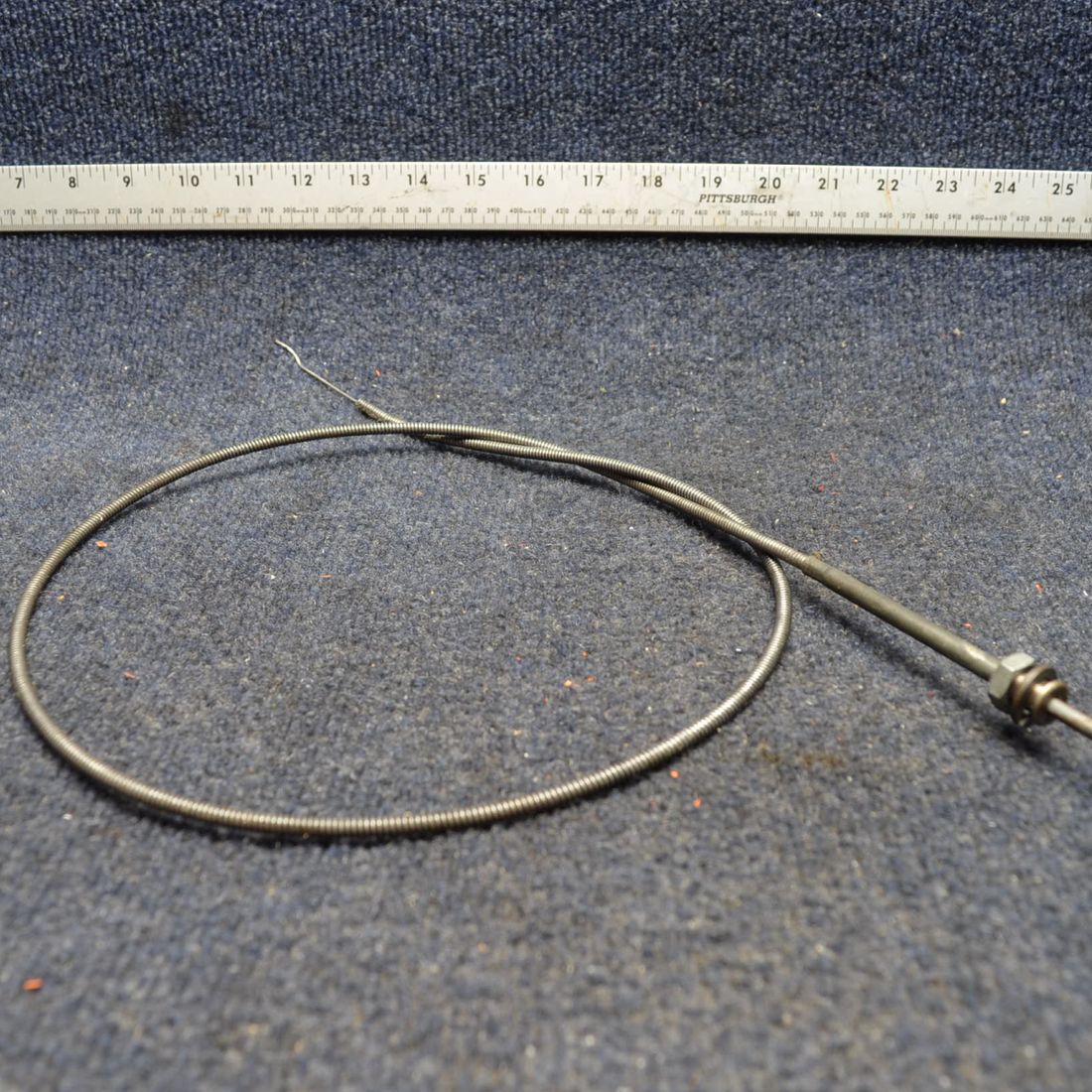 Used aircraft parts for sale, 0411090-28 Cessna C175 CESSNA CARBURATOR HEAT CONTROL CABLE